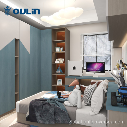 Blue Custom Kids Room Blue custom kids room and children bedroom wardrobes Supplier